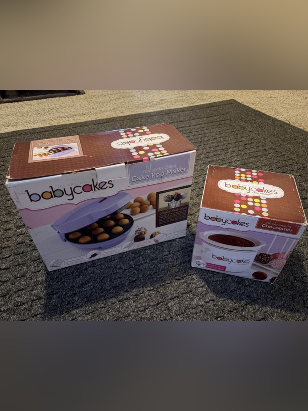 Babycakes cake pop maker and chocolatier